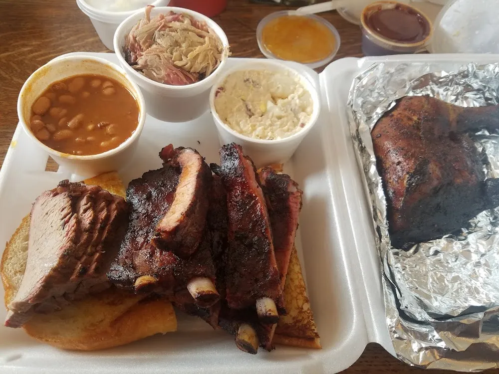 Ribs Chicken Pulled Pork